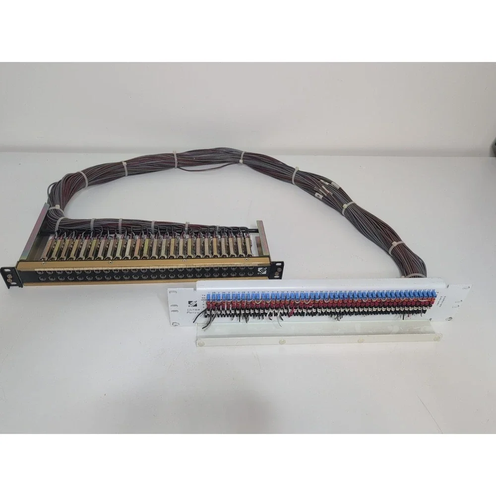 ADC Ultrapatch 48 Point Patchbay Panel Cables Pro Patch Bay